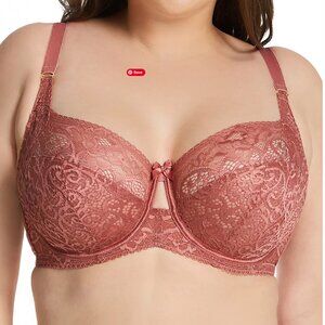 Sculptresse by Panache Estel Full Cup Underwire Bra - 34F, Rose Gold